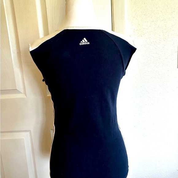 Adidas FIU Women's Navy Cotton Short Sleeve Tee - Picture 4 of 4